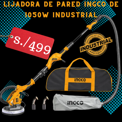 lijadora de pared 1050w ingco