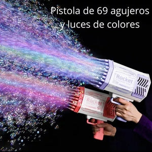 BAZOOKA DE BURBUJAS MÁGICAS