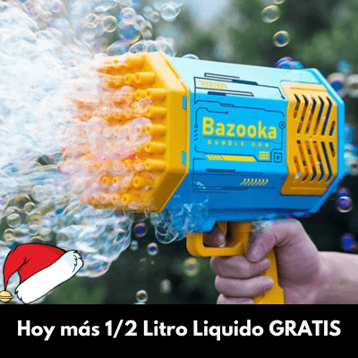 BAZOOKA DE BURBUJAS MÁGICAS