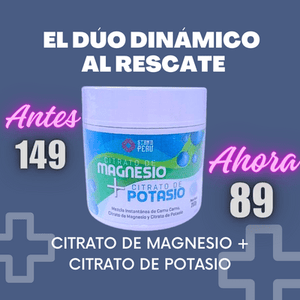 CITRATO DE MAGNESIO + CITRATO DE POTASIO