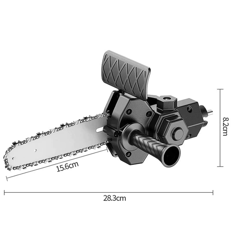 DrillCut™ Convertidor de Taladro a Motosierra